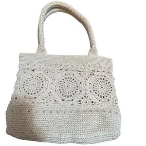 The Sak Crochet Shoulder Bag Handbag With Interior Zipper Pocket‎